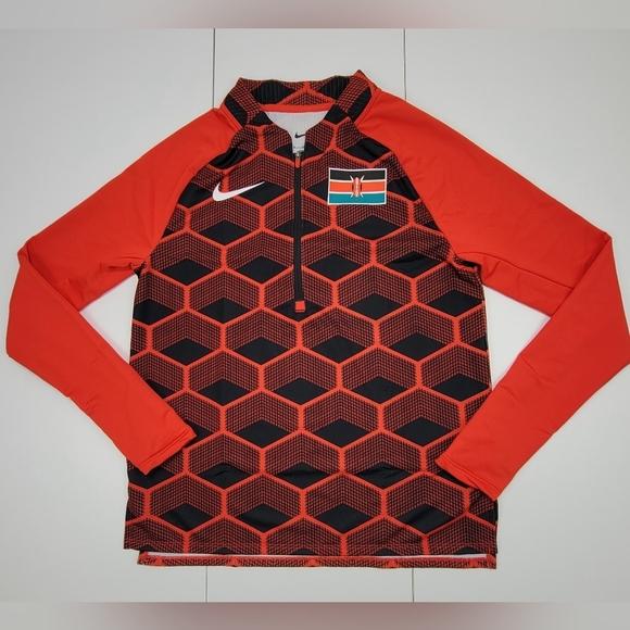 Nike Kenya Pro Elite 1/2 ZIP Running Top Womens Sz S Made In USA CI8771-602 NEW - Picture 1 of 10